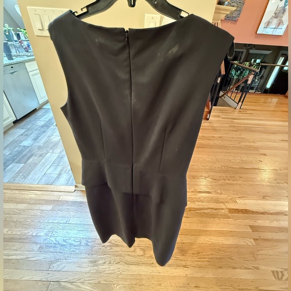 Tahari Arthur S. Levine Black Peplum Sheath Dress – Size 8 - Picture 2 of 8